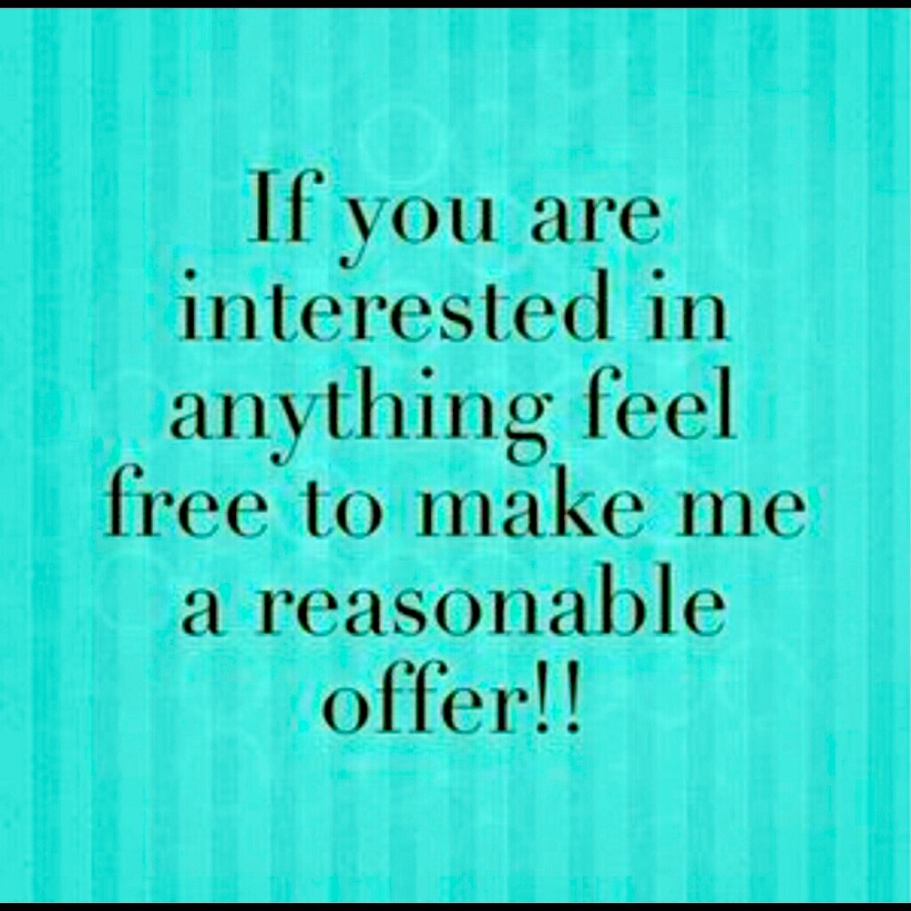 See something you like? Please make a reasonable offer 😊